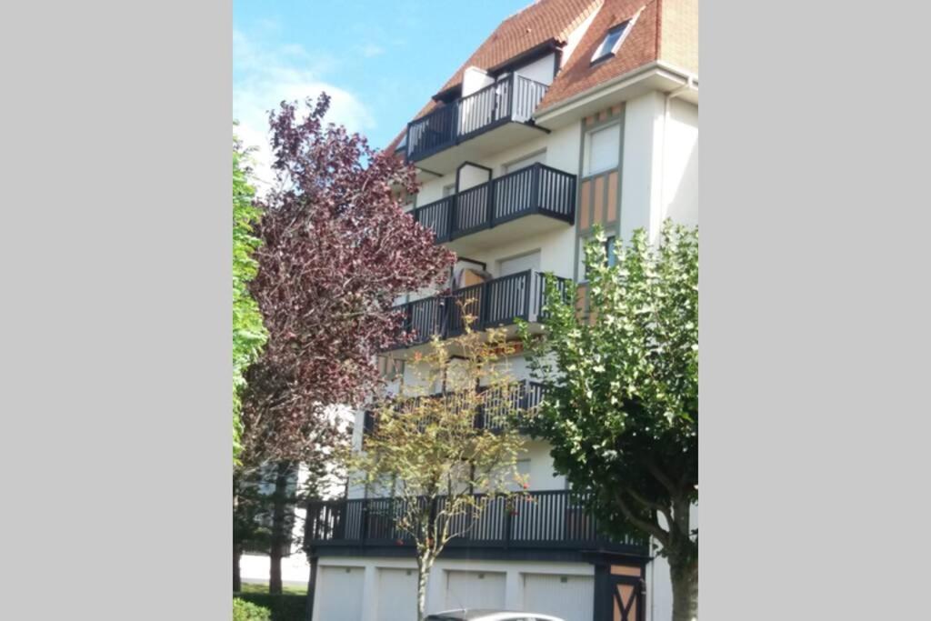 T2 Cosy/Balcon Sud Ouest/300M-Mer/Villers Sur Mer Bagian luar foto